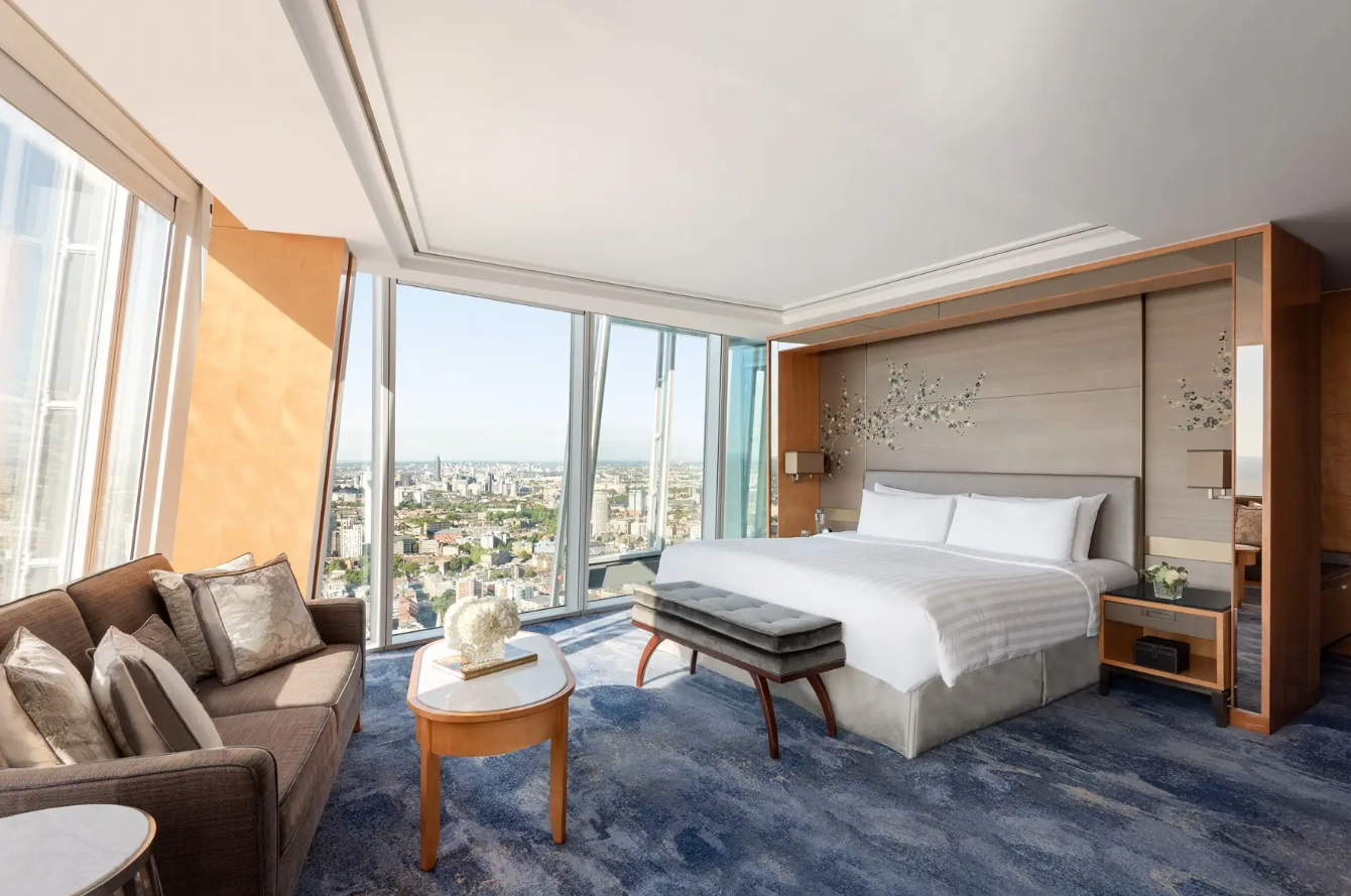Shangri-La at The Shard, Bedroom