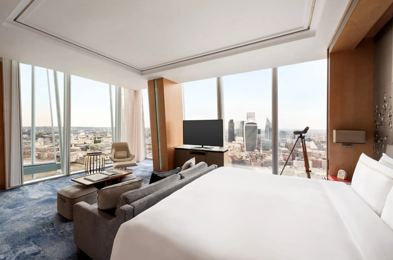 Shangri-La at The Shard, Bedroom