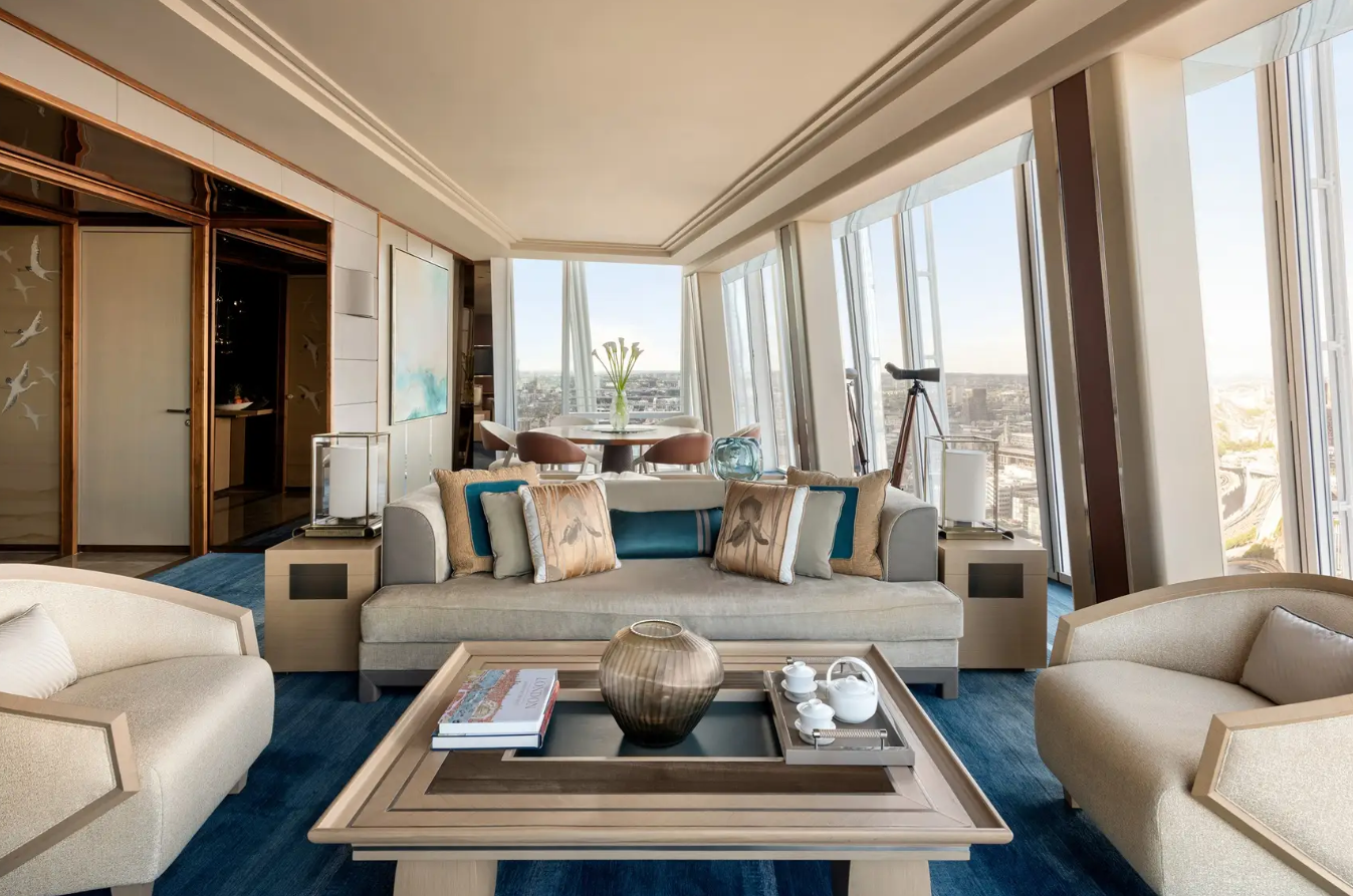 Shangri-La at The Shard, Bedroom