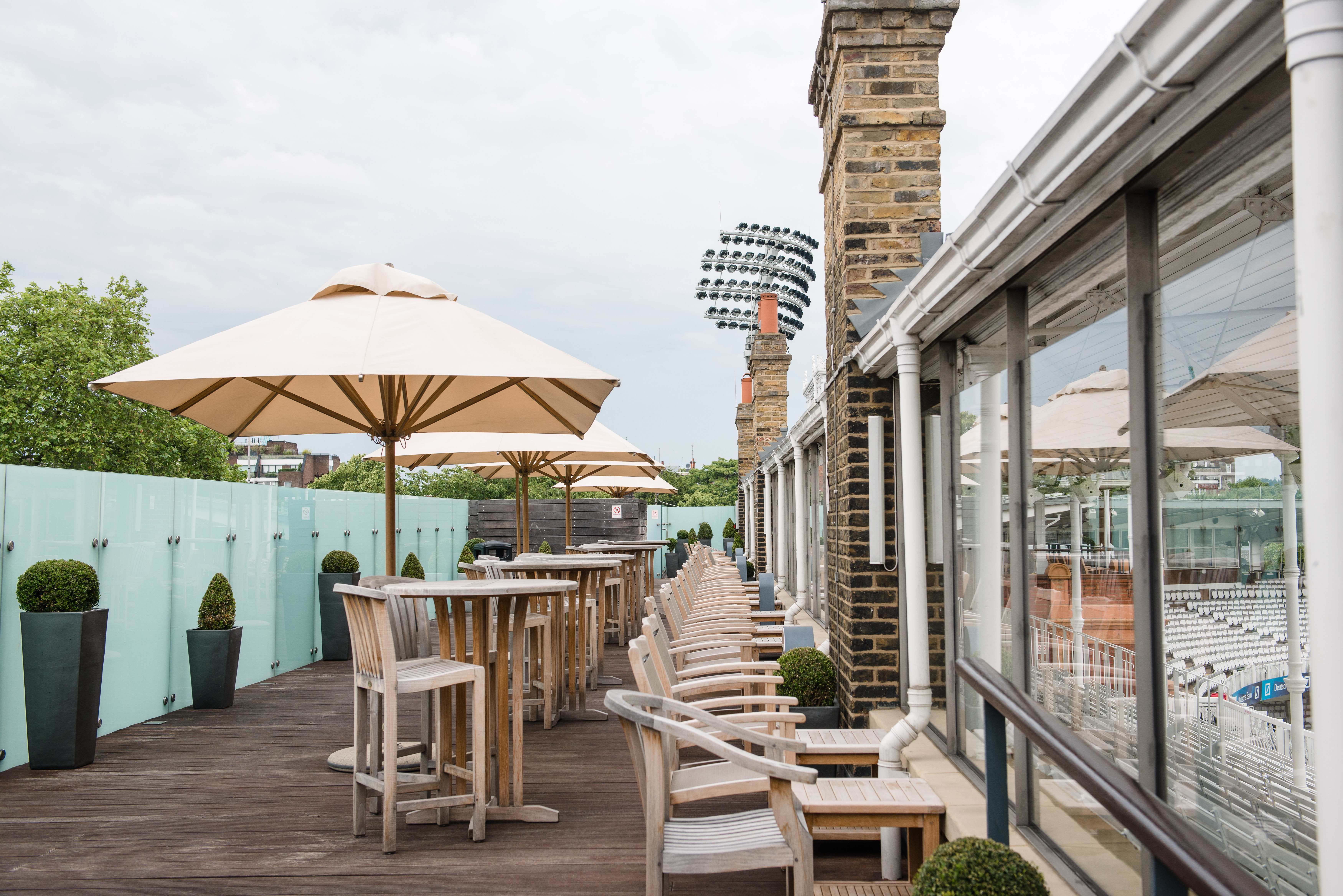 Lord's Cricket Ground, Pavilion Roof Terrace