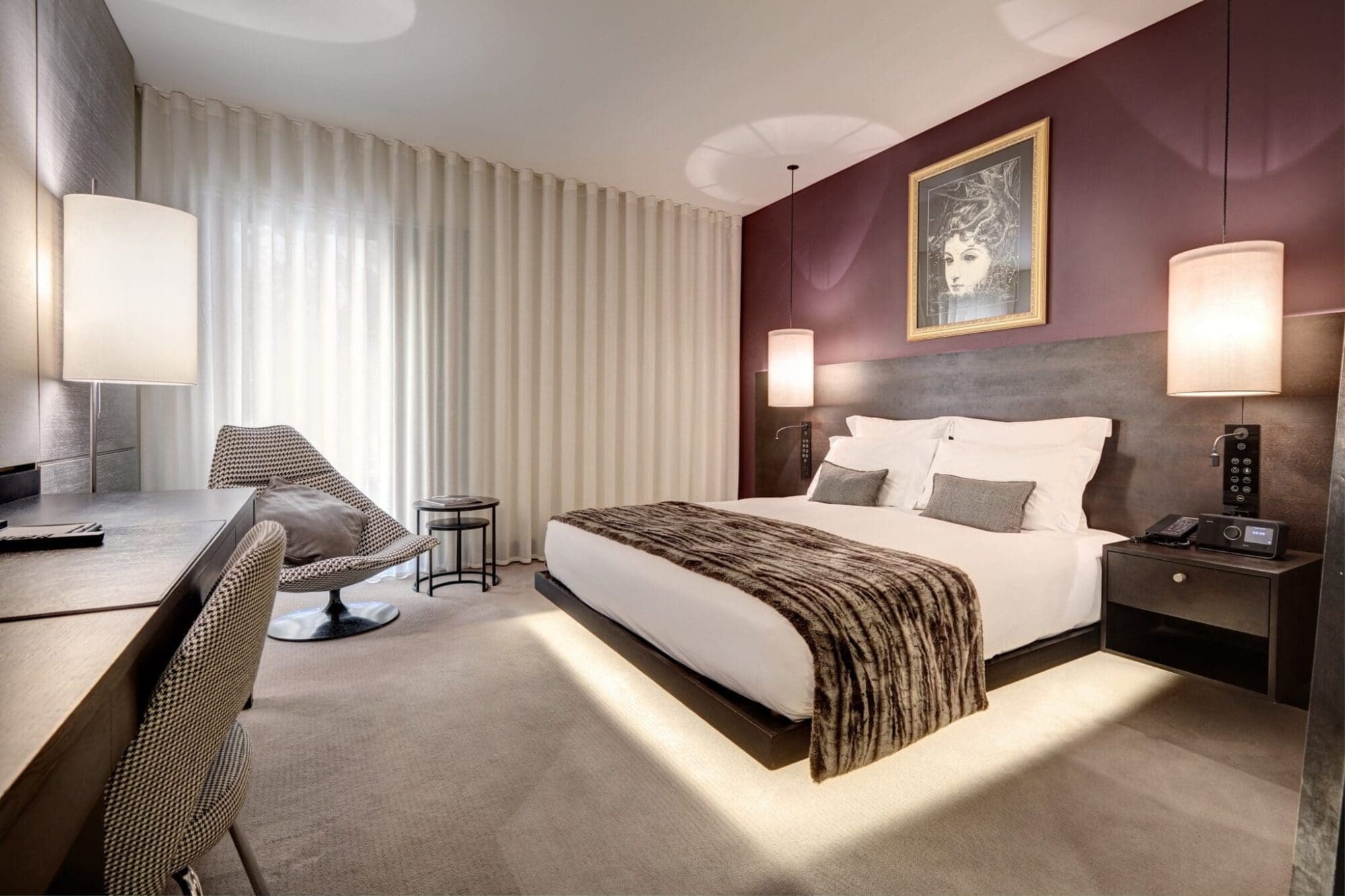 South Place Hotel, Bedroom