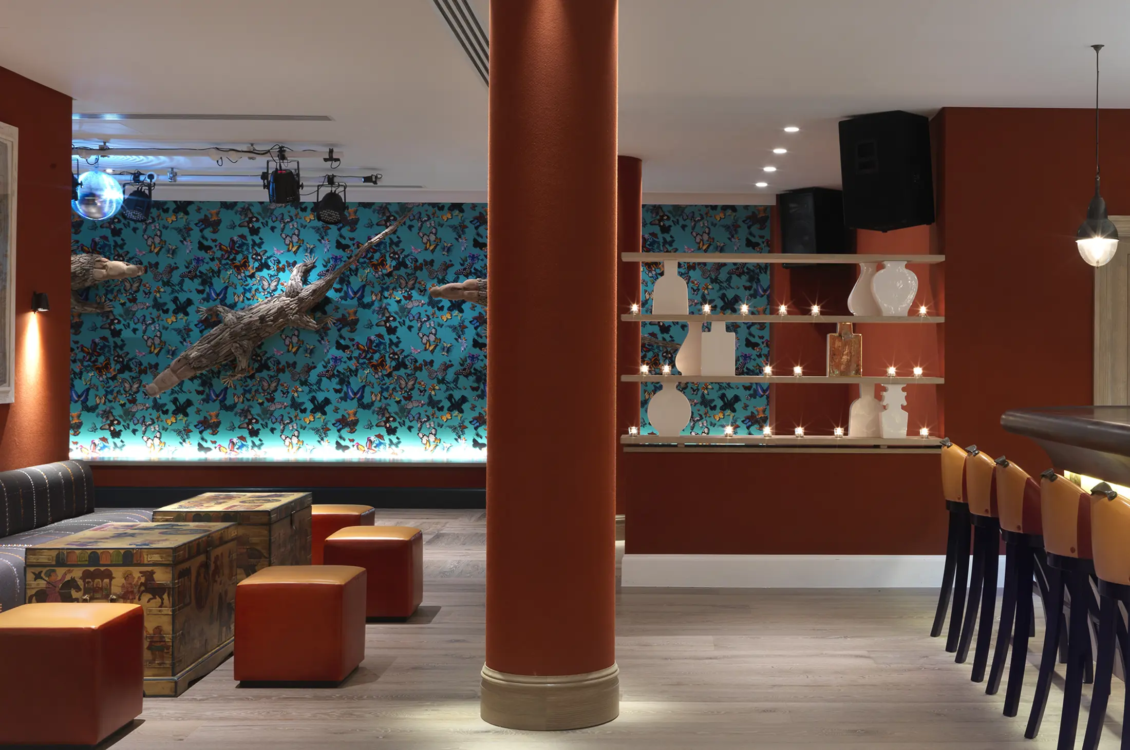 Ham Yard Hotel, Crow Bowling Alley