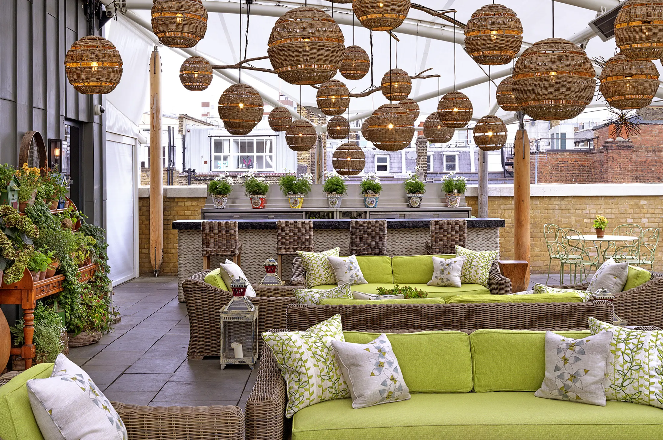 Ham Yard Hotel, The Roof Terrace